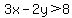 3x-2y%3E8