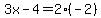 3x-4=2%28-2%29