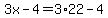 3x-4=3%2A22-4