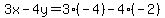 3x-4y=3%28-4%29-4%28-2%29