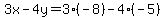 3x-4y=3%2A%28-8%29-4%2A%28-5%29