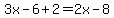 3x-6%2B2+=+2x-8