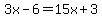 3x-6=15x%2B3