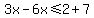 3x-6x%3C=2%2B7
