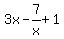 3x-7%2Fx%2B1