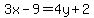 3x-9=4y%2B2