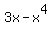 3x-x%5E4