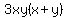 3xy%28x%2By%29