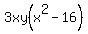 3xy%28x%5E2-16%29