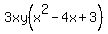 3xy%28x%5E2-4x%2B3%29