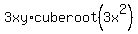 3xy%2Acuberoot%283x%5E2%29