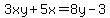 3xy%2B5x=8y-3