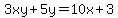 3xy%2B5y=10x%2B3