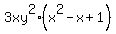 3xy%5E2%2A%28x%5E2+-+x+%2B+1%29