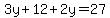 3y%2B12%2B2y=27