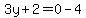3y%2B2=0-4