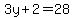 3y%2B2=28