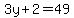 3y%2B2=49