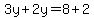 3y%2B2y=8%2B2