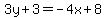 3y%2B3=-4x%2B8