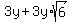 3y%2B3y%2Asqrt%286%29