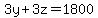 3y%2B3z=1800