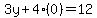 3y%2B4%280%29=12
