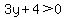 3y%2B4%3E0