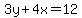 3y%2B4x=12