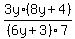 3y%2F%286y+%2B3%29+%2A+%288y%2B4%29%2F7
