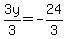 3y%2F3=-24%2F3