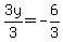 3y%2F3+=+-6%2F3