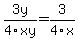 3y%2F4xy+=+3%2F4x