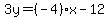 3y=%28-4%29x-12