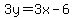 3y=%2B3x-6