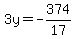 3y=-37+4%2F17