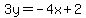 3y=-4x%2B2