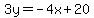 3y=-4x%2B20