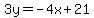 3y=-4x%2B21