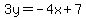 3y=-4x%2B7