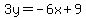 3y=-6x%2B9
