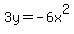 3y=-6x%5E2
