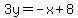 3y=-x%2B8