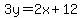 3y=2x%2B12