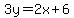 3y=2x%2B6