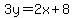 3y=2x%2B8