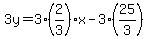 3y=3%282%2F3%29x+-+3%2825%2F3%29