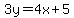 3y=4x%2B5