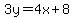3y=4x%2B8