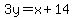 3y=x%2B14